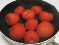 トマトソース　調理①