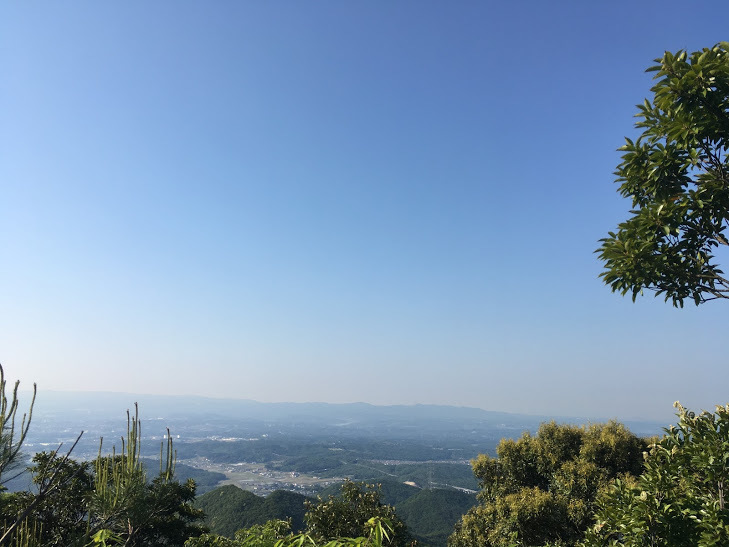 2017虚空蔵山/山頂からの風景