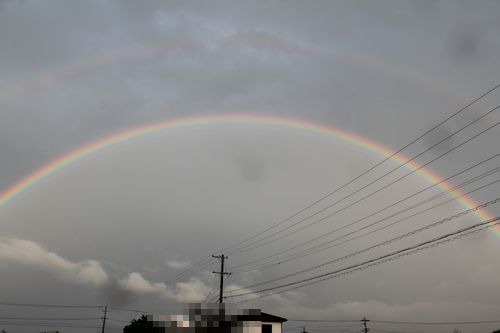26日の虹