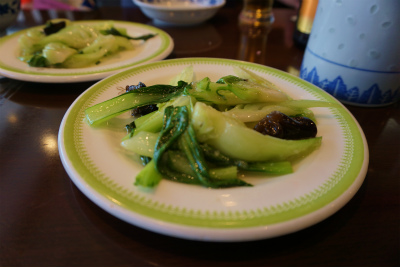６．４青梗菜の炒め物