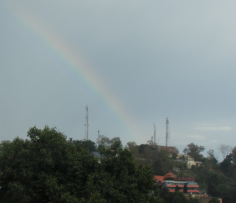 マダガスカルで見た虹