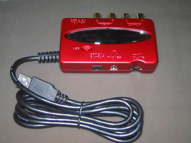 ベリンガー BEHRINGER USB オーディオインターフェイス U-CONTROL UCA222 本体