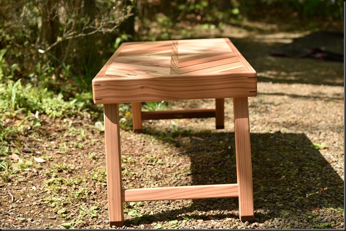 Kaoru君とBeet君のキャンプ日記 KOKAZE Folding Wooden Table [Kokaze