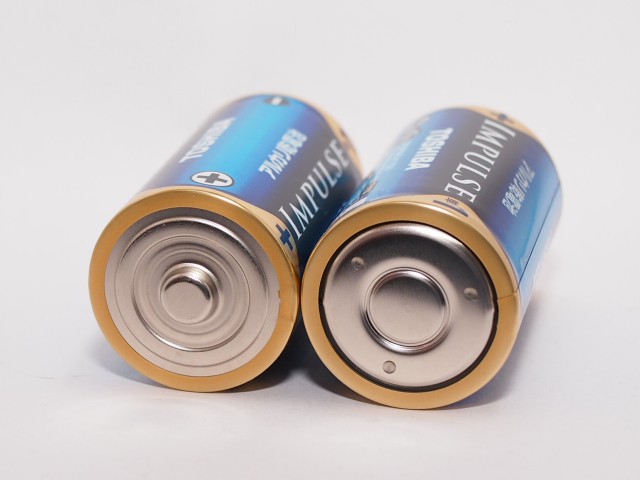 乾電池の画像集 出張所Ⅱ TOSHIBA アルカリ乾電池 単１形 IMPULSE LR20H 2BP