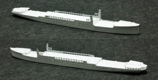 HIGH-GEARedの模型と趣味の日常 1/700日本郵船『氷川丸』製作