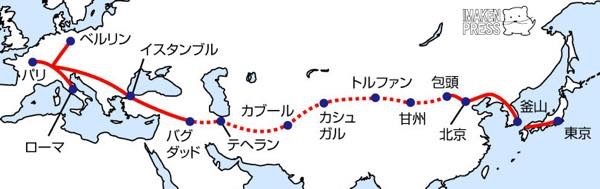 鉄道省鉄道監察官湯本昇の中央アジア横断鉄道構想