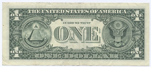 １ドル紙幣　1
