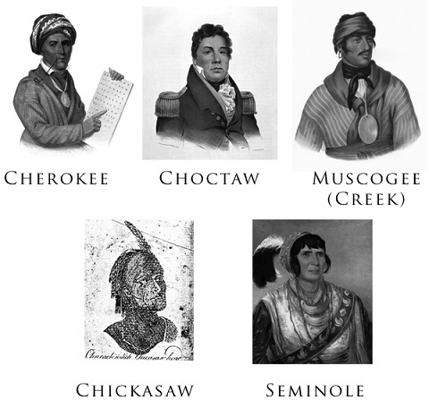文明化五部族